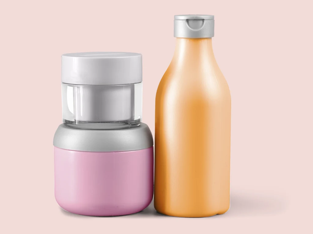 Bulk Photo Editing Services for Seamless Product Visuals Bulk photo editing services for e-commerce, exemplified by clean product shots of bottles.